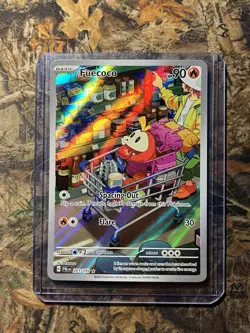 Pokemon TCG Fuecoco Scarlet & Violet Paldea Evolved Holo Card 201/193 - Image 1