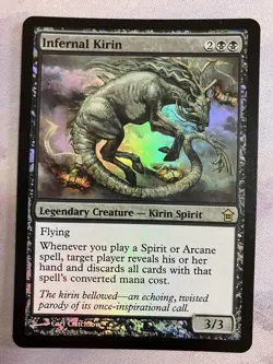 Infernal Kirin English Foil First Edition Collectible Card Game TCG - Image 1