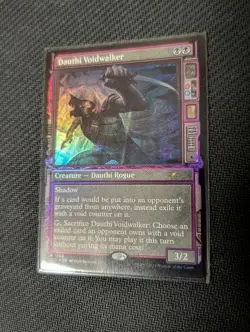 Dauthi Voidwalker Magic The Gathering Foil Card Used - Image 1
