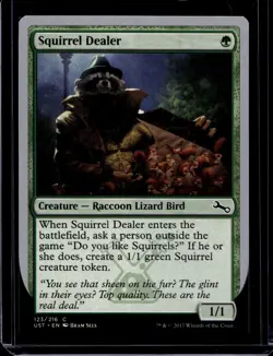 MTG Magic the Gathering Squirrel Dealer (123/288) Unstable NM - Image 1