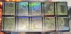 Lord of the Rings Basic Land Foil Set 10 Types 20 Pieces MTG - Image 2