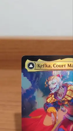 MTG FF Artificial Magician Kefka Foil Card Playing Used - Image 2