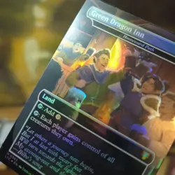 MTG Green Dragon Hall Homeway Foil Magic the Gathering Card Used - Image 3