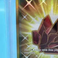 2019 Pokemon Sun Moon Japanese Fire Crystal Full Art Double Blaze 114/095 PSA 10 - Image 3