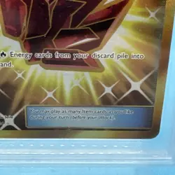 2019 Pokemon Sun Moon Japanese Fire Crystal Full Art Double Blaze 114/095 PSA 10 - Image 5