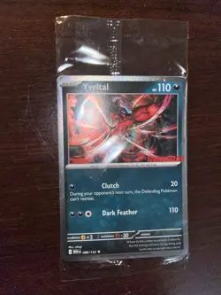 Sealed Yveltal 088/132 Holo Mega Evolution Pokemon Tcg GAMESTOP STAMPED PROMO - Image 1