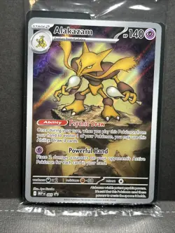 Alakazam - Pokemon Mega Evolutions - Black Star Promo 009 - SEALED - Image 2