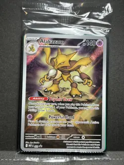 Alakazam - Pokemon Mega Evolutions - Black Star Promo 009 - SEALED - Image 1