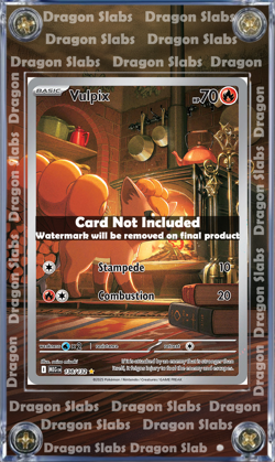 Pokemon Vulpix 138/132 IR Mega Evolution Extended Art Custom Case - Image 2