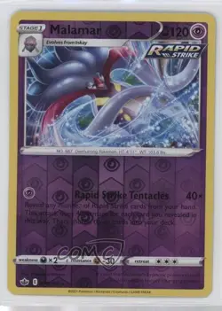 Malamar Reverse Foil Pokemon Sword & Shield Chilling Reign #070 - Image 1