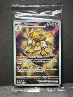 Alakazam - Pokemon Mega Evolutions - Black Star Promo 009 - SEALED - Image 1