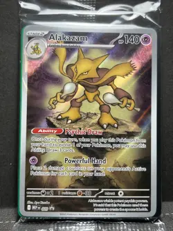 Alakazam - Pokemon Mega Evolutions - Black Star Promo 009 - SEALED - Image 2