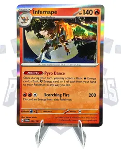 Infernape 033/167 Sv06: Twilight Masquerade Holo - Free Shipping NM Pokemon - Image 1