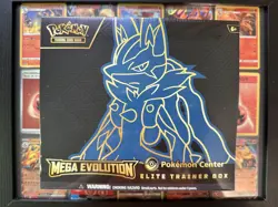 Pokemon Center ETB Mega Evolution Lucario Elite Trainer Box - Image 1