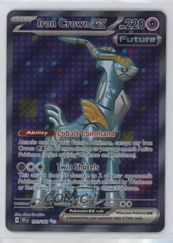 Iron Crown ex Ultra Rare Pokemon SV05: Temporal Forces #191 - Image 1