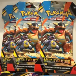 NEW Sealed Pokemon TCG Mega Evolution Sleeved Booster Packs - x10 Booster Packs - Image 2