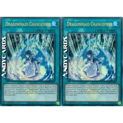 DRAGONMAID CHANGEOVER 2x • Ultra R Emblema • BLMM EN067 • 1Ed • Yugioh ANDYCARDS - Image 1
