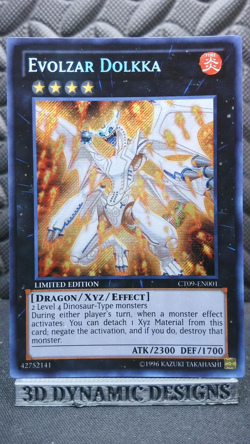 | Yugioh Evolzar Dolkka CT09-EN001 Secret Rare 2012 Collectors Tin NM 🔥 | - Image 1