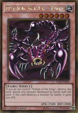 PGL2-EN032 Mystical Beast of Serket Gold Rare 1st Edition Near Mint YuGiOh TCG - Image 1