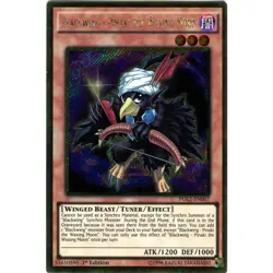 PGL2-EN007 Blackwing Pinaki The Waxing Moon Gold Secret 1st Ed NM YuGiOh TCG - Image 1