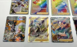 Lot of Full Art Trainer Pokemon Trading Cards - Image 2