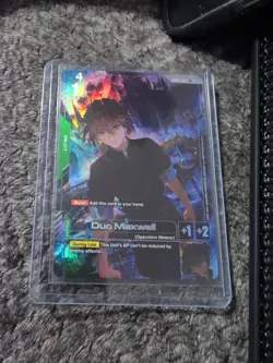 Gundam Card Game Duo Maxwell GD01-090 R+ Foil Alternate Art Alt Newtype Rising - Image 1