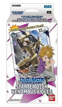 DIGIMON CARD GAME ST-6 STARTER DECK Venomous Violet BANDAI - Image 1