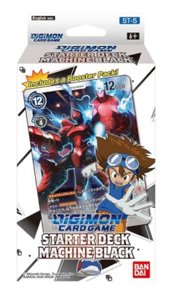 DIGIMON CARD GAME ST-5 STARTER DECK MACHINE BLACK BANDAI - Image 1