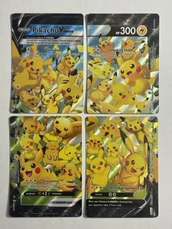 Pikachu V-Union Complete Set SWSH139 SWSH140 SWSH141 SWSH142 Pokemon Card - Image 1