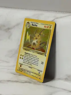 Raichu 14/62 LP Played Fossil Set 1999 Pokemon Card Holo Rare Holofoil - Image 2