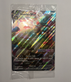 Snorlax VMAX JUMBO Card 142/202 Stamped Gamestop Promo Pokemon Sword & Shield - Image 1
