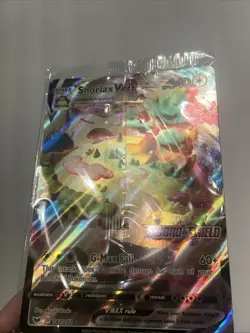 Snorlax VMAX JUMBO Card 142/202 Stamped Gamestop Promo Pokemon Sword & Shield - Image 3