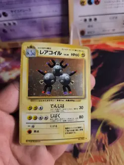Pokemon Karte Card Magneton Expansion Set Base Basis Holo Wotc japanese Exc - Image 4