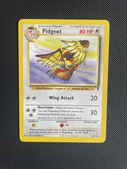 Pidgeot 33/110 Legendary Collection Rare Pokemon Card Vintage LP/NM - Image 1