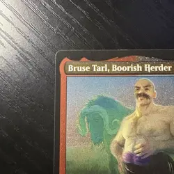 Bruse Tarl, Boorish Herder Mythic Foil Etched MTG Commander Legends #517 NM - Image 2