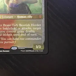 Bruse Tarl, Boorish Herder Mythic Foil Etched MTG Commander Legends #517 NM - Image 5
