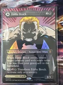 Eddie Brock - Venom, Lethal Protector - FOIL - Spiderman #233 Mythic, NM - Image 1