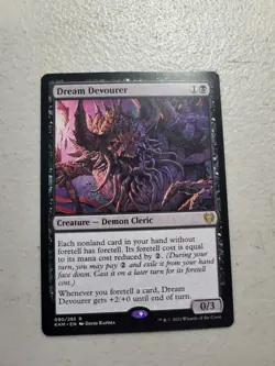 1x MTG Magic the Gathering Dream Devourer (90/461) Kaldheim NM Free Shipping - Image 1