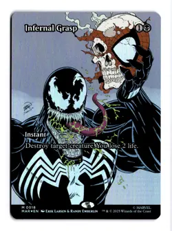 Infernal Grasp (Borderless) M Marvel Eternal-Legal 18 NM Foil - Image 1