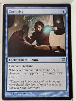Curiosity - Innistrad - Magic the Gathering MTG Nice! - Image 1