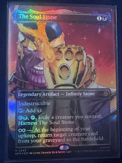 Magic The Gathering - The Soul Stone 243 - Borderless Foil - Marvel's Spider-Man - Image 2