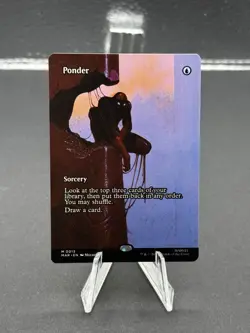 Ponder 0013 Borderless MTG Spider-Man Non-Foil - NM/M - - Image 1