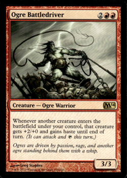 Ogre Battledriver Magic 2014 (M14) Regular MTG - Image 1