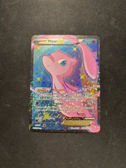 Mew EX 2013 Pokemon Legendary Treasures Radiant HOLO FULL ART RC24/RC25 - Image 1