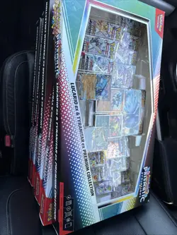 🔥Pokemon TCG Lucario Ex & Tyranitar Ex Prismatic Evolutions Premium Collection - Image 1