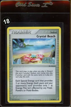 LP - Crystal Beach - 75/100 - Reverse Holo Uncommon-Pokemon EX Crystal Guardians - Image 1
