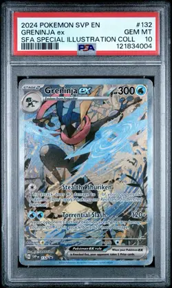 PSA 10 GEM MT 💎 - Greninja ex 132 - Pokemon SVP SFA Special Illustration Promo - Image 1
