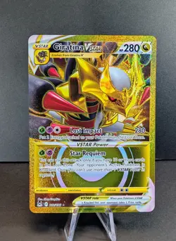 Pokemon TCG Giratina VSTAR 212/196 Lost Origins Near Mint/Mint - Image 1
