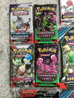 Pokemon TCG Lot of Scarlet & Violet Booster Packs & ex Battle Deck *New/Sealed* - Image 4