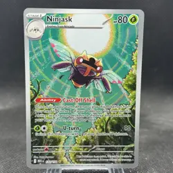 Ninjask 137/132 Pokemon Mega Evolution Illustration Rare - Image 1
